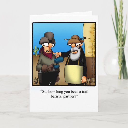 Carte De Voeux Amusants Et Rires (Devant)