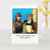 Carte De Voeux Amusants Et Rires (Fleur jaune)