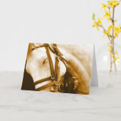 Carte de voeux andalouse (Fleur jaune)