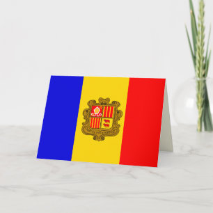 carte de voeux andorra flag