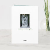 carte de voeux ange (Dos)