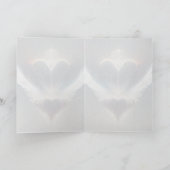 Carte de vœux Ange de cœur (Intérieur)