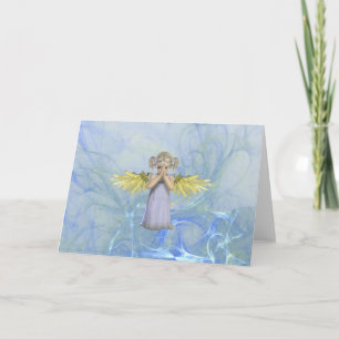 Carte de voeux Angel de prière