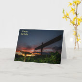 Carte De Voeux Angel Of The North (Fleur jaune)
