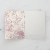 Carte de vœux angélique Notes célestes (Intérieur)