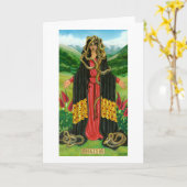 Carte de voeux Angitia (Fleur jaune)