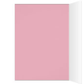 Carte de voeux anglaise Bulldog Pink Merci (Intérieur (Gauche))