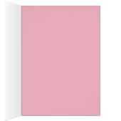 Carte de voeux anglaise Bulldog Pink Merci (Intérieur (Droit))