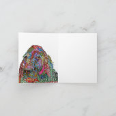 Carte de voeux anglaise jolie et colorée (Intérieur)