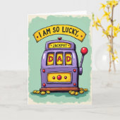 Carte de vœux animée Jackpot pour papa (Fleur jaune)