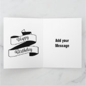 Carte de voeux Anniversaire (Intérieur)
