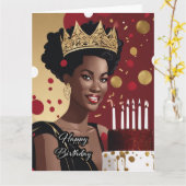 Carte de voeux Anniversaire (Fleur jaune)