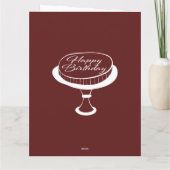 Carte de voeux Anniversaire (Dos)