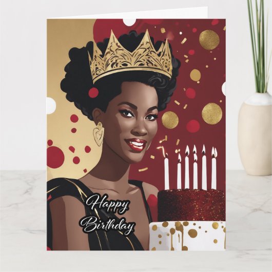 Carte de voeux Anniversaire (Devant)