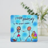 Carte de voeux Anniversaire (Debout devant)