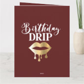 Carte de voeux Anniversaire (Dos)