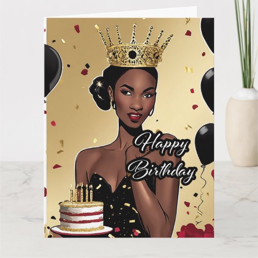 Carte de voeux Anniversaire (Devant)