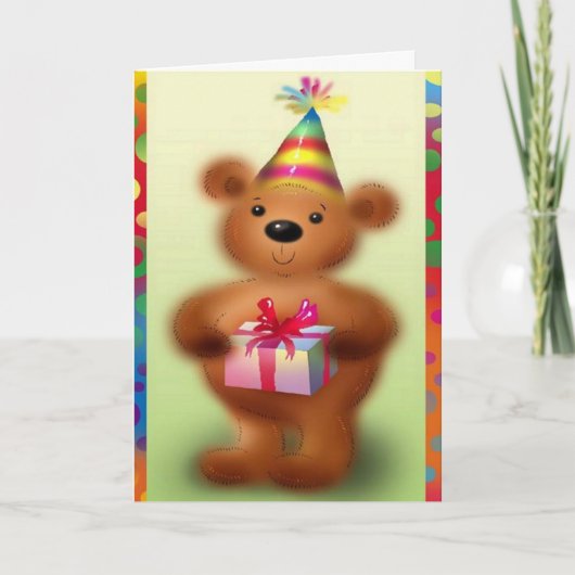 Carte de voeux Anniversaire (Devant)