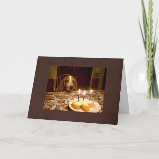 Carte de voeux Anniversaire (Devant)