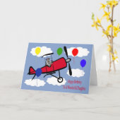 Carte de voeux Anniversaire À Fille (Fleur jaune)