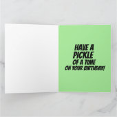CARTE DE VOEUX ANNIVERSAIRE CHAT DRÔLE ESPACE CORN (Intérieur)