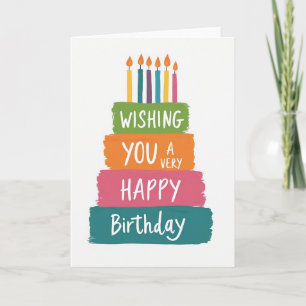 Carte de Vœux Anniversaire Coup de Pinceau