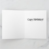 Carte de voeux Anniversaire de enfant Capybara Cak (Intérieur)