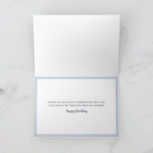 Carte de voeux Anniversaire de la nature (Intérieur)