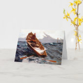 Carte de voeux Anniversaire de l'eau non affrétée (Fleur jaune)