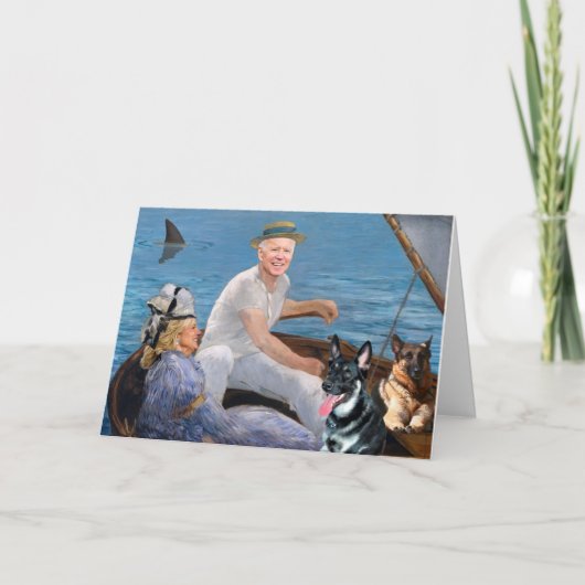 Carte de voeux Anniversaire de l'eau sans charte (Devant)