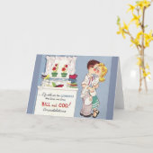 Carte de voeux Anniversaire de Lovebirds (Fleur jaune)