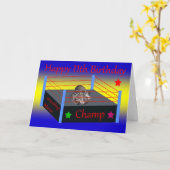 Carte de voeux Anniversaire de lutte (Fleur jaune)