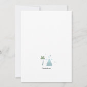 Carte de voeux Anniversaire Dinosaur (Dos)