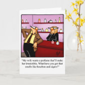 Carte De Voeux Anniversaire Drôle Pour Femme (Fleur jaune)