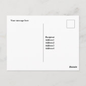 Carte de vœux anniversaire du lièvre magique (modi (Dos)