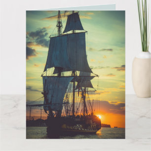 CARTE DE VOEUX ANNIVERSAIRE GRANDE PHOTO BATEAU PI