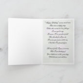 Carte de voeux Anniversaire Rose (Intérieur)