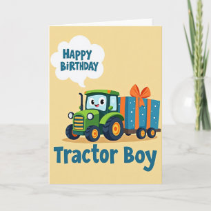 Carte de Vœux Anniversaire Véhicule Ludique