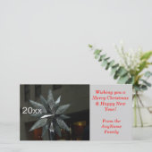 Carte de vœux annuelle Crystal Star pour les fêtes (Debout devant)