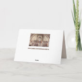 carte de voeux antique d'école d'art (Dos)