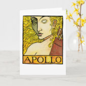 Carte de voeux Apollo (Fleur jaune)