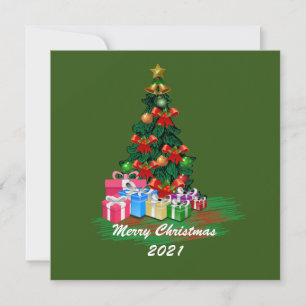 Carte de voeux Appartement Arbre de Noël