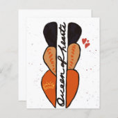 Carte de voeux appartement Queen of Hearts (Devant / Derrière)