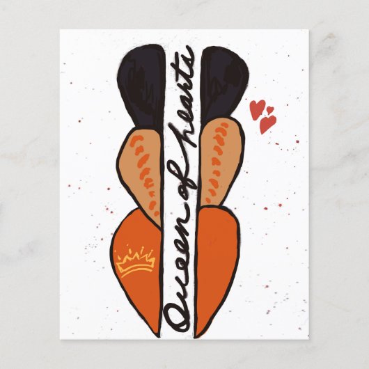 Carte de voeux appartement Queen of Hearts (Devant)