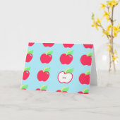 Carte de voeux Apple (Fleur jaune)