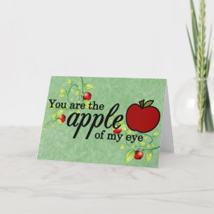 Carte de voeux Apple Of My Eye
