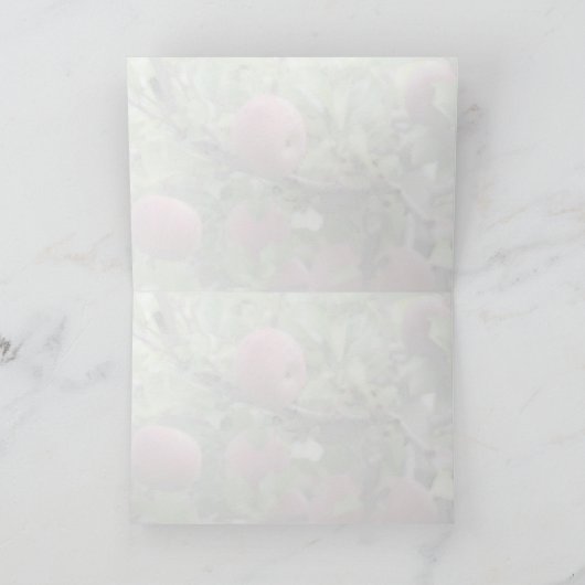 Carte de voeux Apple Tree (Intérieur)