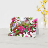 Carte de voeux April Blossoms (Fleur jaune)