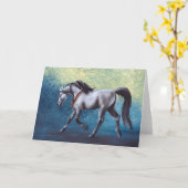 Carte de voeux Arabe intemporelle (Fleur jaune)