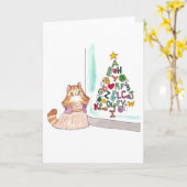 Carte de voeux Arbre de Sophie (Fleur jaune)